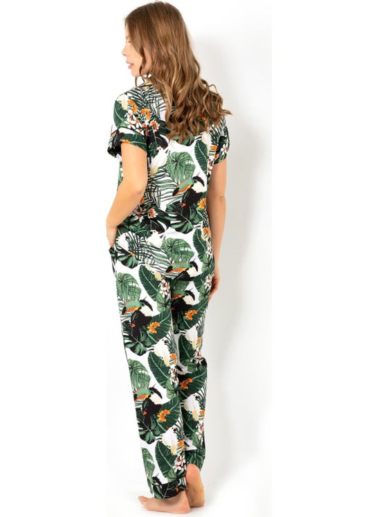 DoReMi Ivied Short Sleeve Women's Pajama Set  - Image 5