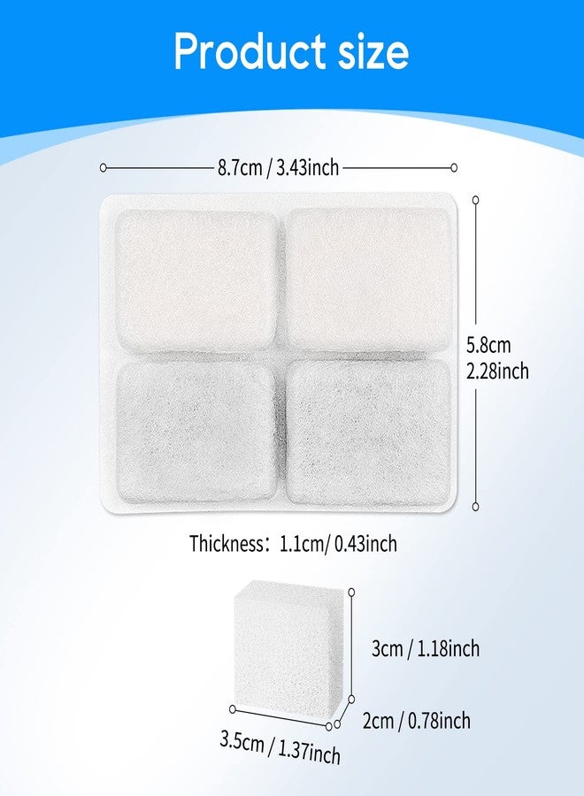 فلتر نافورة مياه القطط من ماي فات بوس، عبوة من 8+8 فلاتر لنافورة القطط، فلتر بديل لنافورة مياه القطط، فلاتر بديلة لنافورة الحيوانات الأليفة من فيري بيبي سعة 2 لتر/64 أونصة - Image 5