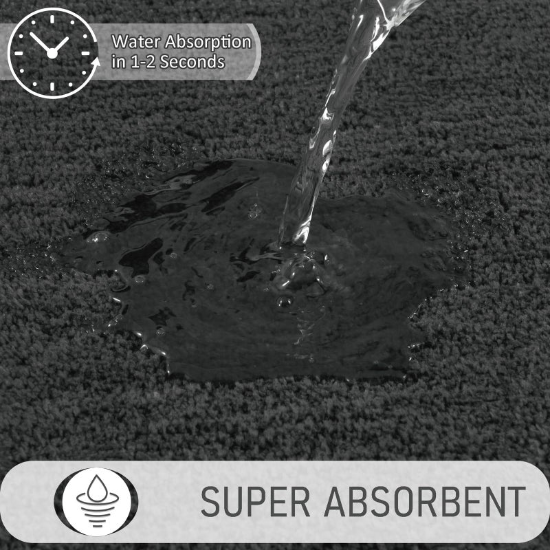 Homore 24 × 60 بوصة طويلة الحمام السجاد عداء مضيئة وفاخرة الامتصاص الدقيقة microfiber - Image 1