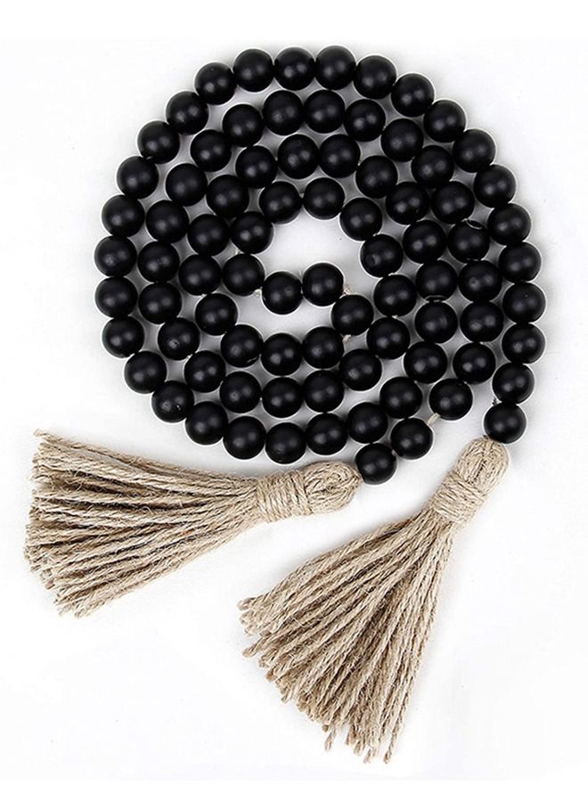 هايدو 58 "سلسلة خرز خشبية لديكور المنزل