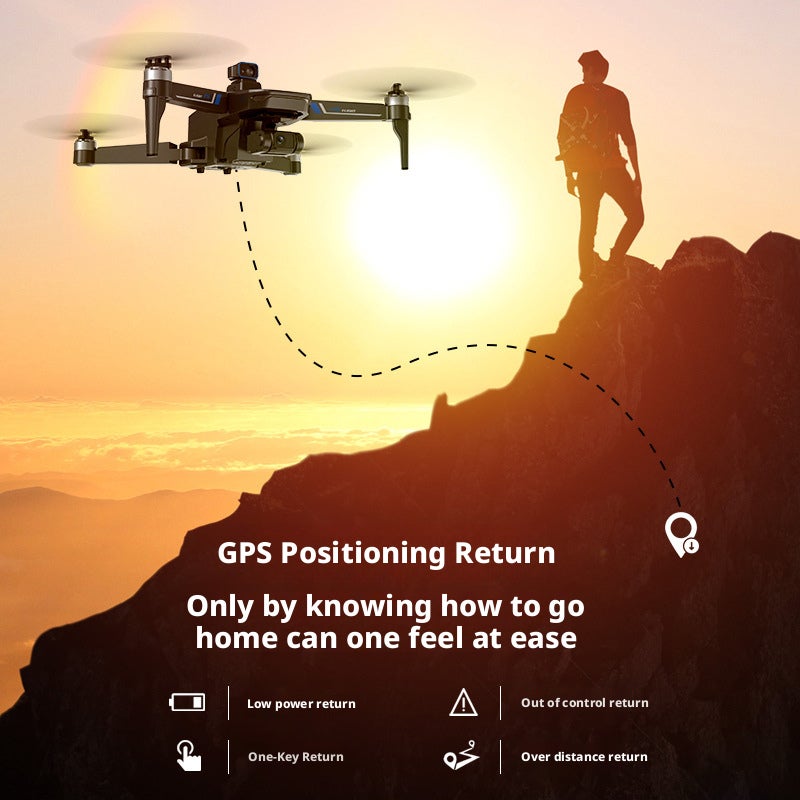 طائرة بدون طيار X75 بدون فرش مع تحديد المواقع GPS وتجنب العوائق بالليزر وكاميرا عالية الدقة قابلة للطي رباعية المراوح - Image 4