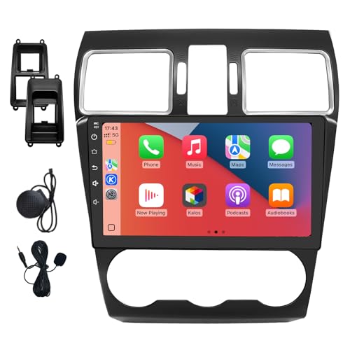Junsun 5G WiFi Car Radio Stereo for Subaru Forester 2015 2016 2017 2018 Suitable for Factory Sounds System,Wireless CarPlay/Android Auto,GPS DSP RDS,Upgrade BT 5.0 AM/FM - Image 1