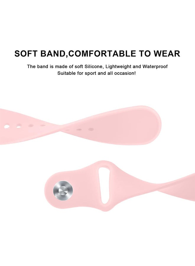 O Ozone Silicone Bands For Samsung Galaxy Watch Ultra LTE 47mm / Galaxy Watch 3 45mm 22mm Quick Release Soft Silicone Replacement Watch Strap- Pink - Image 2