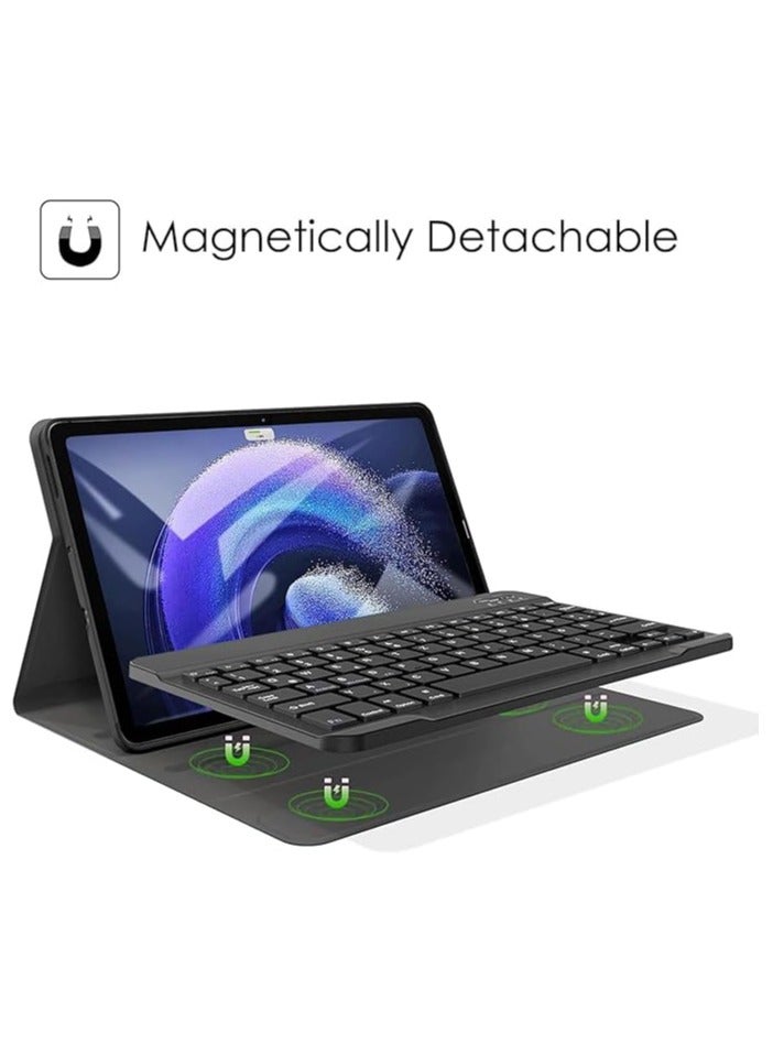erorex Keyboard Case for Tablet Xiaomi MI PAD 6/6 PRO Cover Magnetic Cases Xiaomi Pad 6 / Xiaomi Pad 6 Pro (11 Inch) 2023 Black (Xiaomi Pad 6) - Image 5