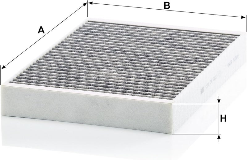 MANN FILTER MANN-FILTER CUK 34 003 Cabin Air Filter - Pollen Filter with Activated Carbon - Image 2
