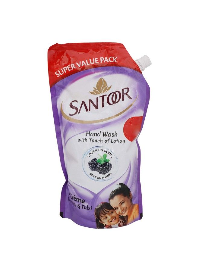 Santoor Cream Handwash 750Ml (Berries & Tulasi) - Image 2
