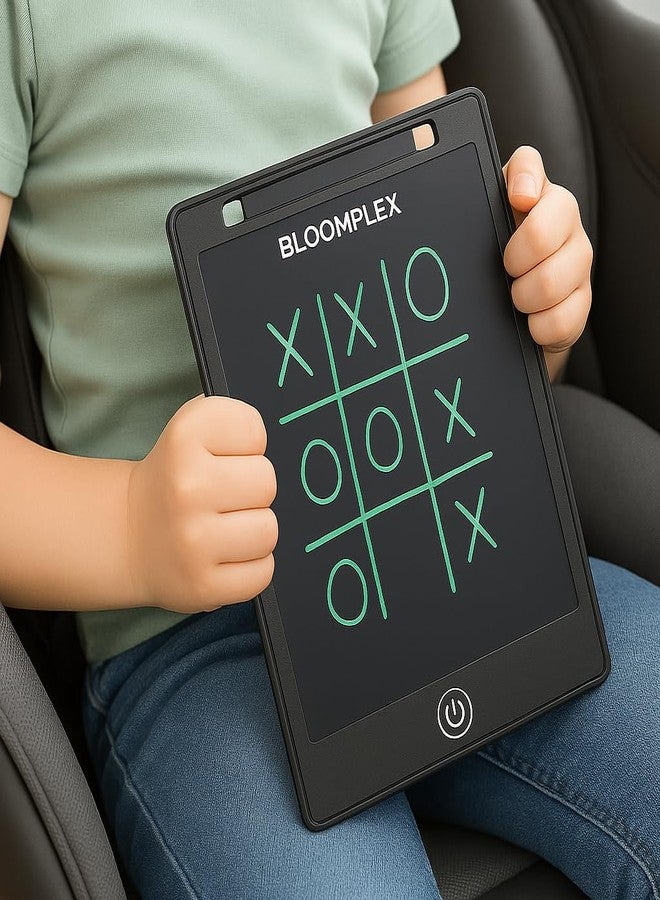 BLOOM PLEX BLOOMPLEX LCD Writing Tablet for Kids - 12 Inch Doodle Board, Eye-Friendly Screen, One-Click Erase & Lock, Educational Drawing Pad for Boys & Girls, Travel & School Learning Toy(Multicolour) - Image 5