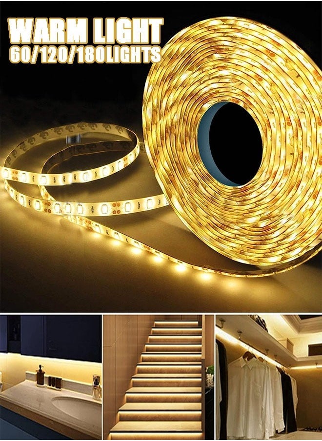 Hylumen LED Strip Lights 10M 120LED Warm Light 3000K Flexible Strip Light for TV Backlight Bedroom Cabinet Kitchen DIY Home Use - Image 1