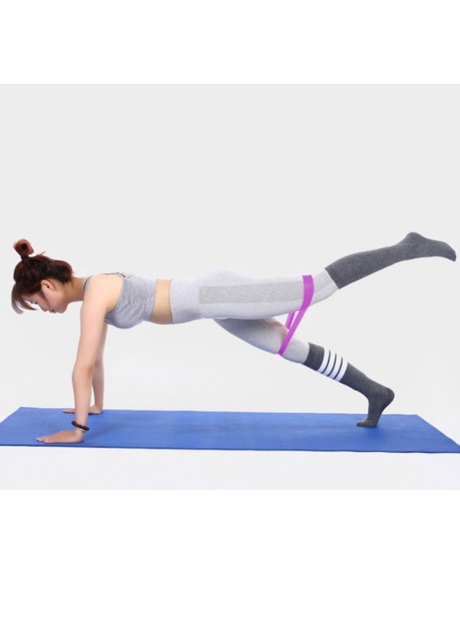 بيوينتي طقم من 5 أحزمة حزام رياضي بحلقة مقاومة للتمارين الرياضية مع دليل وحقيبة حمل - Image 4