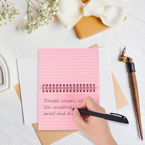 Koogel 400PCS Index Cards, 4x6 Colored Ruled Index Cards with Rings for Back to School, Flashcards Heavy Note Card with Waterproof Covers for Studying Learning School College Office Supplies, 8 Colors - Image 4