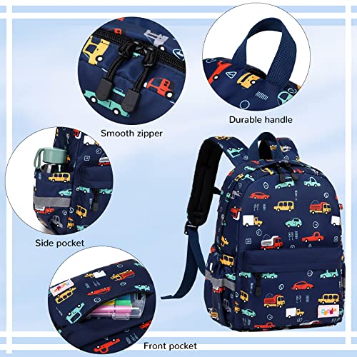 Lanola Cute Little Girls Backpack Waterproof Small Kids Backpacks Daypack for Toddler Girl Bakcpack Travel Bag Baby Children Preschool Bakcpack- Black Dog - Image 5