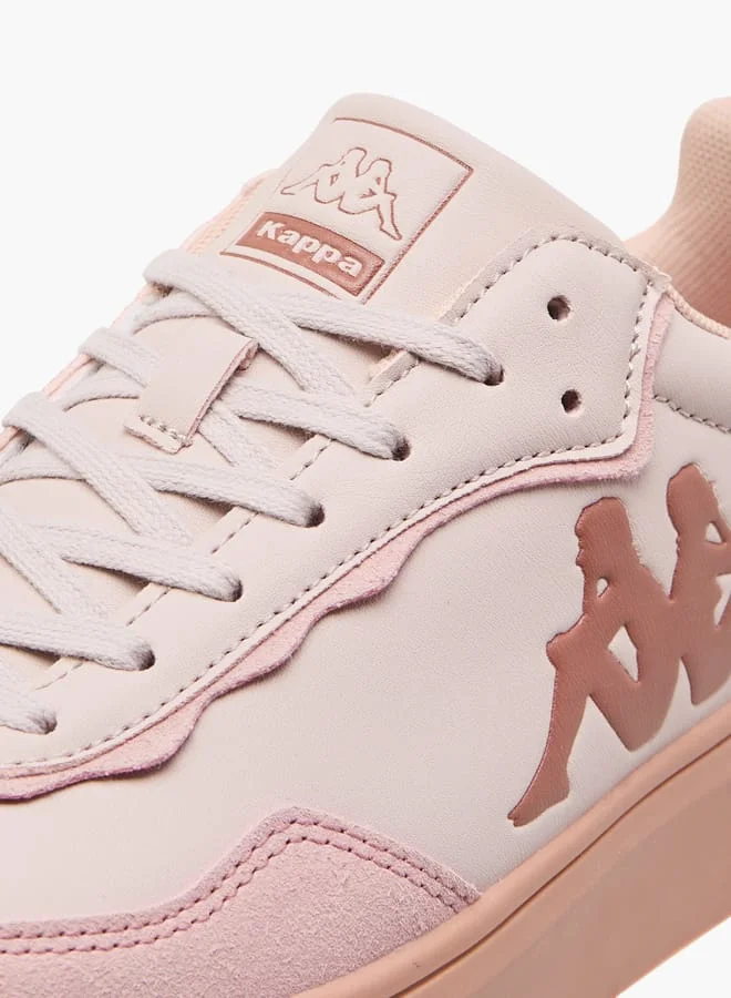 Kappa Women's Logo Embossed Sports Shoes with Lace-Up Closure