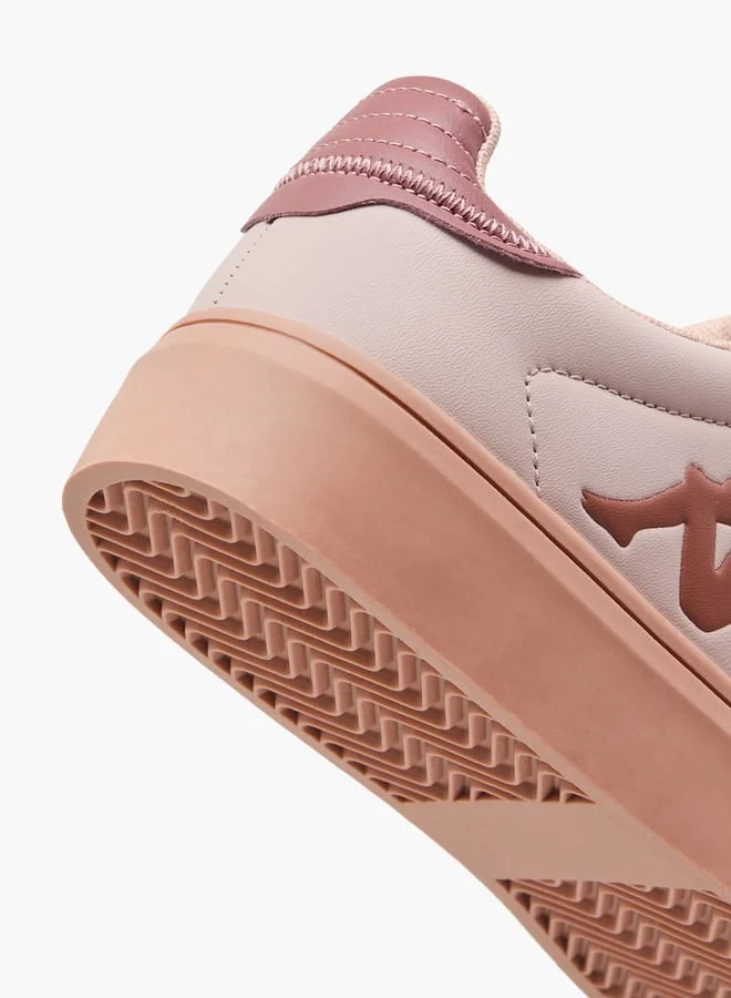 Kappa Women's Logo Embossed Sports Shoes with Lace-Up Closure