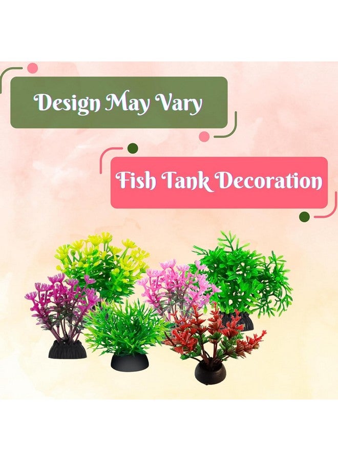 Turtle House/Tank Accessories Combo - (2Inch 6In1 Plant + Mix Crush Stone - 500Gm) | Decorative Accessories For Turtle Tank, Fish Tank, Aquarium And Aquatic Spaces - Image 4