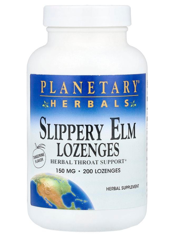Slippery Elm Lozenges Tangerine  150 mg 200 Lozenges