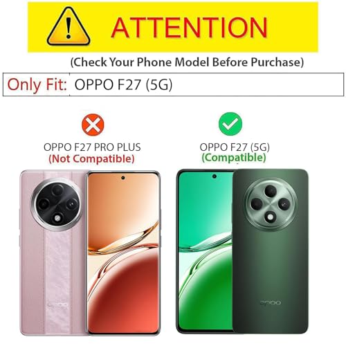Kapa Tux Leather Back Cover for Oppo F27 (5G) | Slim Shockproof Camera Protection Bumper Case (Grey) - Image 2