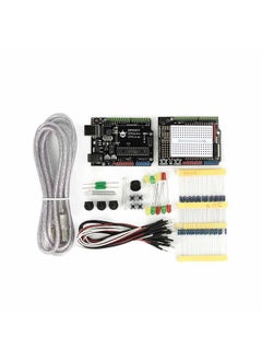 DFROBOT DFRobot Beginner-Friendly Starter Kit for Arduino: Learn Electronics with Labeled Components (with Uno R3 Inside)  - Image 1