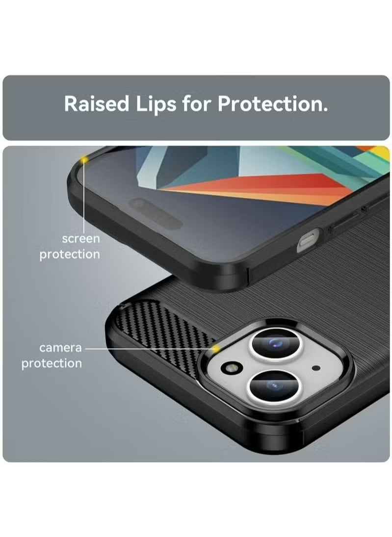 X-level iphone 15 Case Cover With Fashion Shock-Absorption Flexible TPU Bumper Soft Anti-Fingerprints Protective Mobile Phone Back Cove Protector Accessories For iphone 15  - Image 3