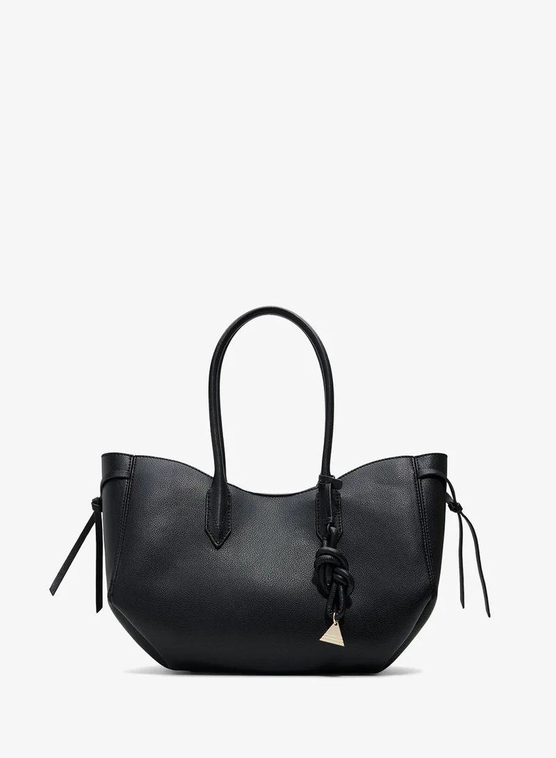Kkorinnex Black Overflow Women's Tote & Satchel bags