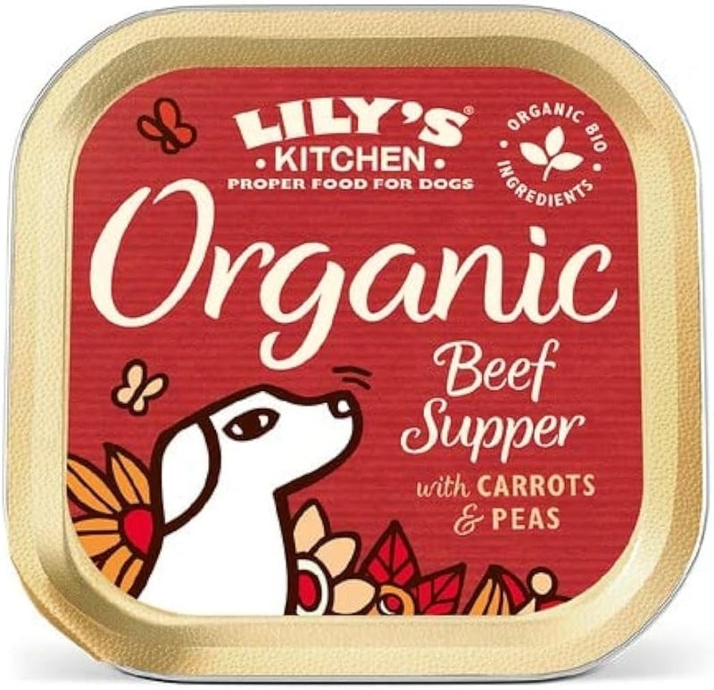 LILY'S KITCHEN Organic Beef Supper Wet Dog Food - 150G