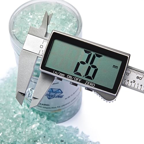 TWINKLING High Luster Crushed Glass, Broken Glass, Glass Gems Chips for DIY Resin Art Epoxy Crafts, Nail Art, Geode Painting, 1-3mm(200g) (Ocean Blue) - Image 2