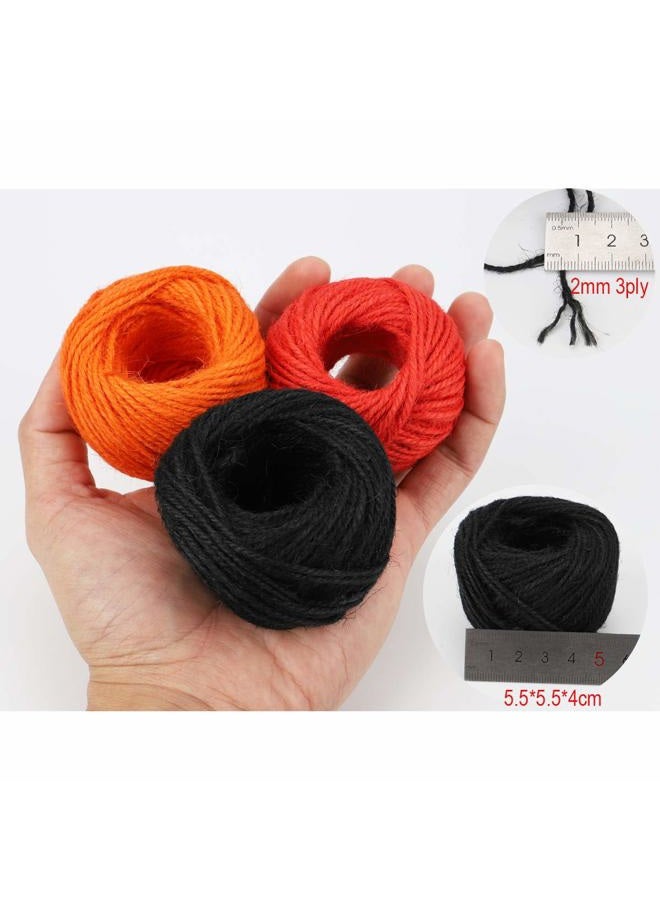 McFanBe 1312 Feet Jute Twine 16 Roll Strong Cord Thick Rope String for DIY Art Craft Gift Wrapping Home Garden Deco (16 Colors) - Image 5