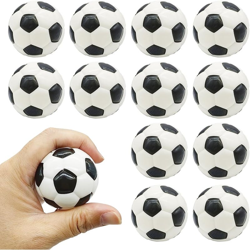 Urspasol 12 Pack Mini Soccer Stress Balls 2 Inch Small Sports Balls Soft Foam Soccer Squeeze Balls for Party Decor, Favors, Gifts,School Rewards, Anxiety Relief Hand Exercise - Image 1