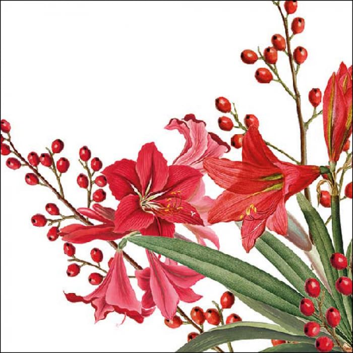 مجموعة مناديل ديكوباج بطبعة عيد الميلاد 5-9 - 1 منديل من كل تصميم - 9 قطع إجمالاً - Image 5