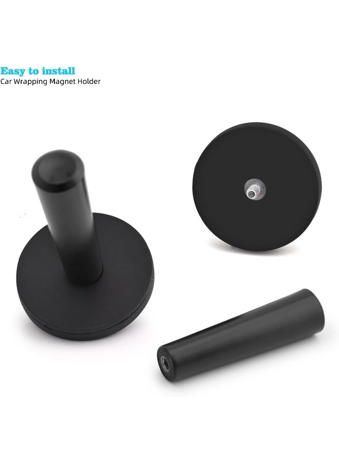 Ehdis 4pcs Car Wrap Black Gripper Magnet Holder for Sign Vinyl, Car Wrapping & Crafts Sign Making Vinyl Tools Magnets - Image 3