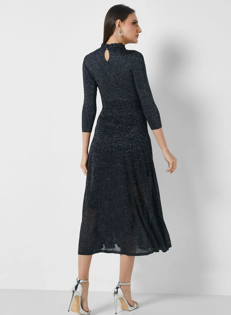 Ted Baker Sparkle Mockneck Dress