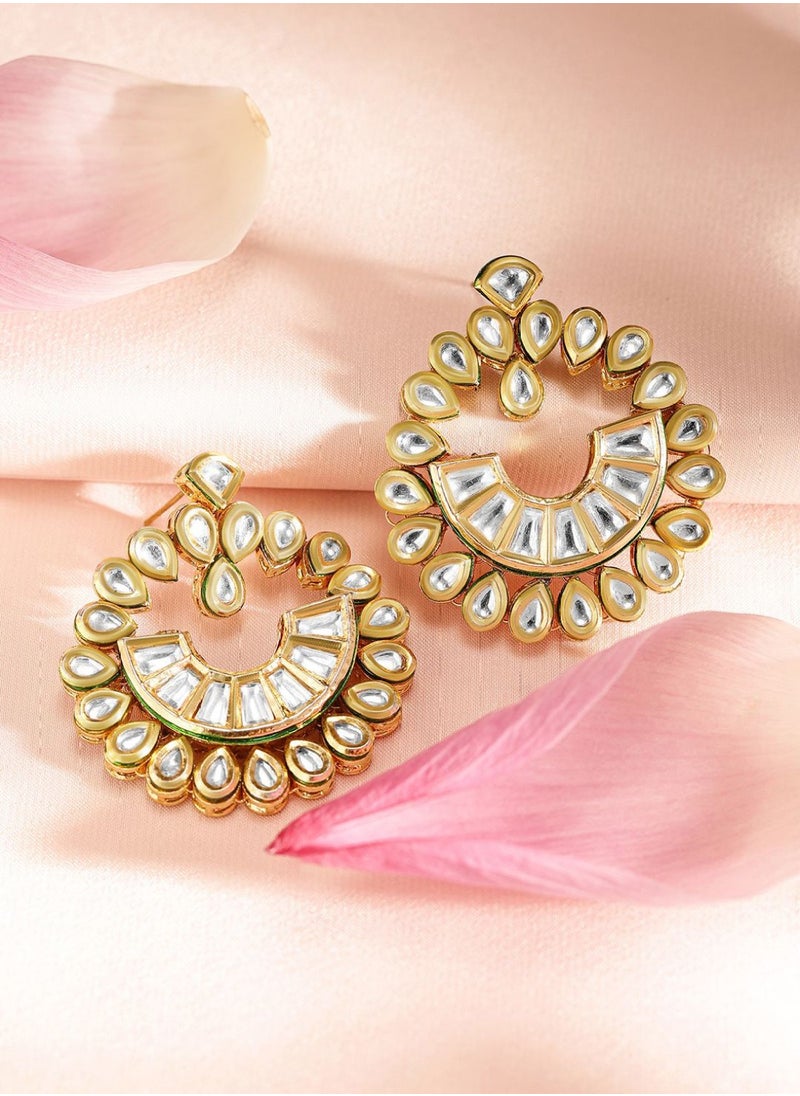 Priyaasi Women Contemporary Chandbalis Earrings  - Image 1