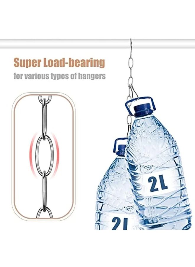Silvery Paint Coating Space Saving Hangers 10pcs Foldable Vertical Clothes Organizer With 7 Slots - Image 5
