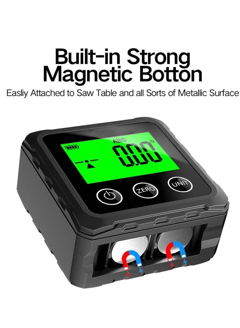 KASTWAVE Magnetic Digital Angle Finder, Compact LED Digital Angle Gauge & Level Tool, Measures 4 of 90 Degree Ranges, Essential Woodworking, Electrical, Plumbing & Carpenter Tools - Image 3