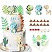 LEFUBABY Baby Dinosaur Cake Toppers Dinosaur Cake Decorations Dinosaur Birthday Cake Toppers for Baby Shower Dinosaur Themed Birthday Party Supplies Style 1 - Image 3