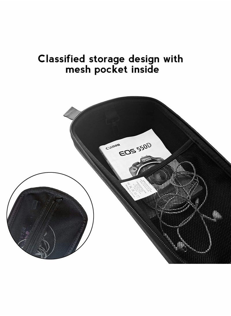 SYOSI Scooter Storage Bag, Waterproof Hard Shell Scooter Handlebar Bag Storage Bag for Electric Scooter, Self Balancing Scooter and Folding Bike (Black)  - Image 4