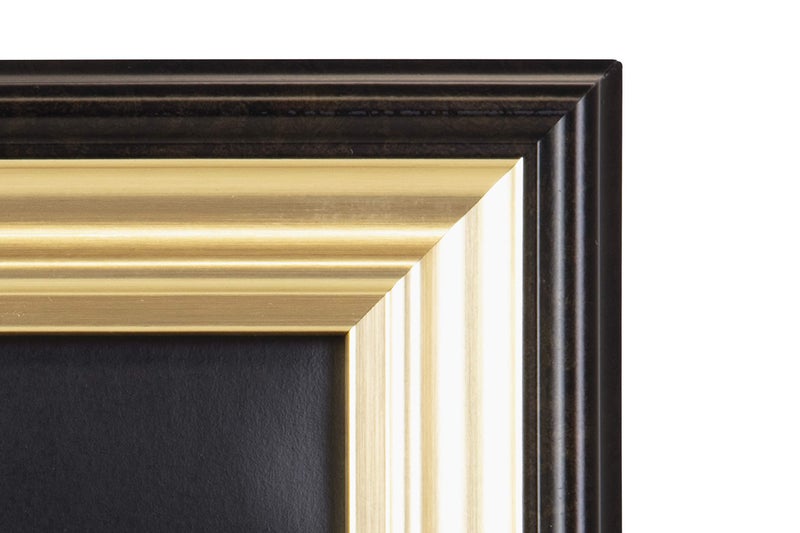 Kiera Grace kieragrace KG Jessica Photo Frame – Black and Gold, 8" x 10" for 5" x 7" (PH40118-2) - Image 2