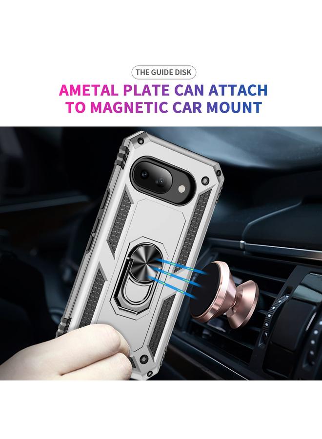 S-TOP Case For Google Pixel 9a Shockproof TPU + PC Phone Case with Holder - Image 4