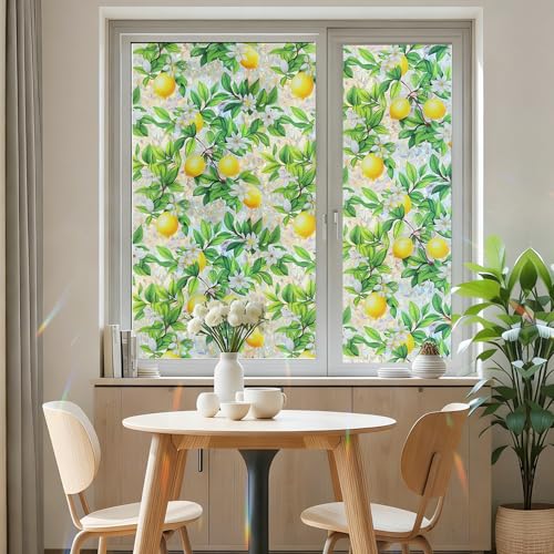 SOMWISE Rainbow Window Privacy Film,Heat Control,UV Blocking,Anti-Glare,Day & Night Privacy Protection & Decoration for Home, Bathroom,Glass Door,Static Cling,Renter-Friendly with Installation Tools - Image 4