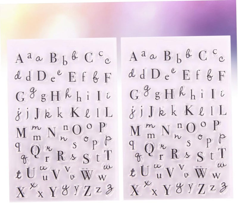 Veemoon Set of Stamps Alphabet for Journaling Photo Album Scrapbooking Decorative - Image 4
