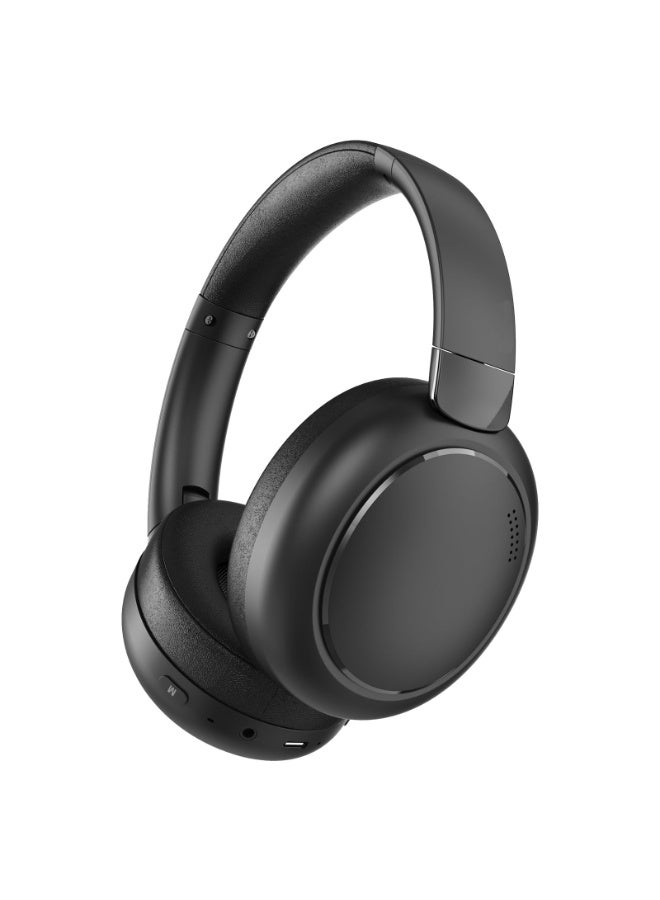 Headphones, Bluetooth Wireless Headphone, Active Noise Cancelling Earphone, 55H PlayTime, Bluetooth 5.3, Space Noise Reduce, CVC 8.0 Mic, 30dB Cancel, Hi-Res Sound, USB-C Charge, Protein Skin Ear Cups