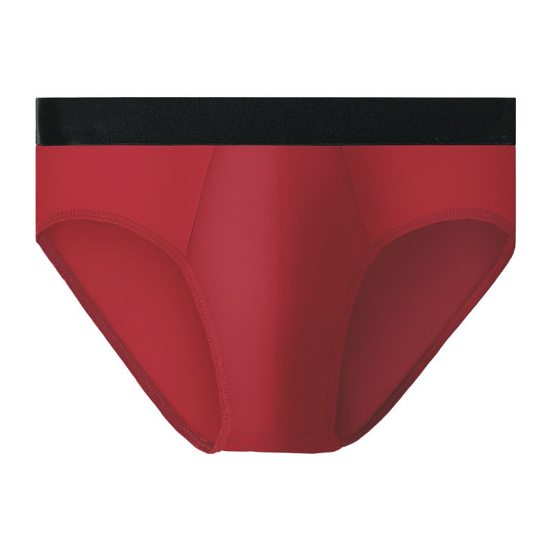 Mens Cotton Underwear Mens Sports Boxers plus size Boxer Shorts Comfortable Breathable Mens Underpants Trendy 5205 jujube 