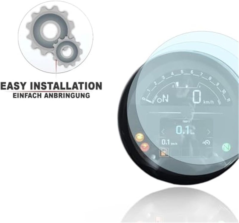 DEMULAX Motorcycle Dashboard Screen Protector - Image 3