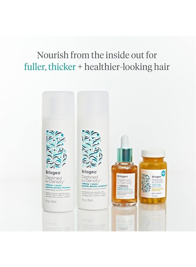 Briogeo Destined For Density Caffeine + Biotin Peptide Density Conditioner, Increases Hair Thickness and Density, Vegan, Phalate & Paraben-Free, 8 Ounces - Image 5