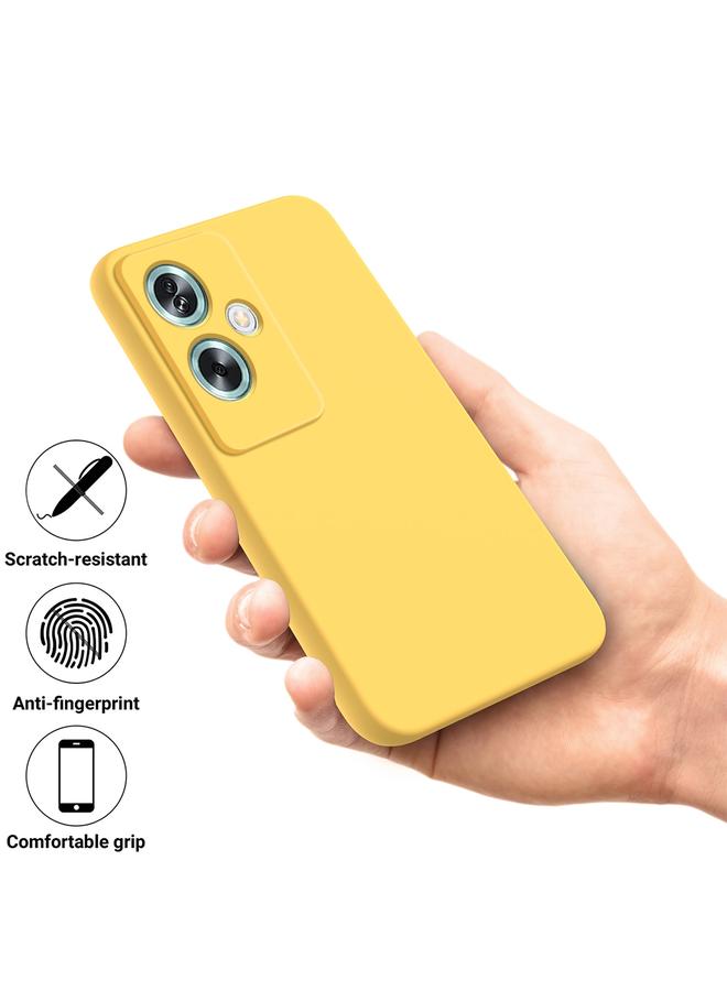 S-TOP Case For OPPO A79 Pure Color Liquid Silicone Shockproof Phone Case - Image 4