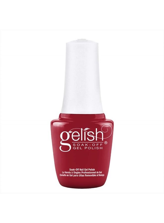 Gelish MINI Holiday Shake Up The Magic! Collection (Stilettos In The Snow) Red Gel Nail Polish, Red Nail Colors, Red Gel Nail Colors, 0.3 oz - Image 1
