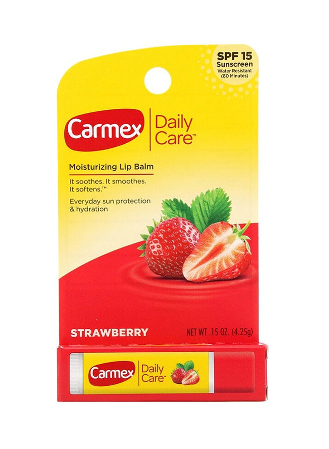 CARMEX 2-Piece Strawberry Moisturizing Lip Balm 4.25grams - Image 2