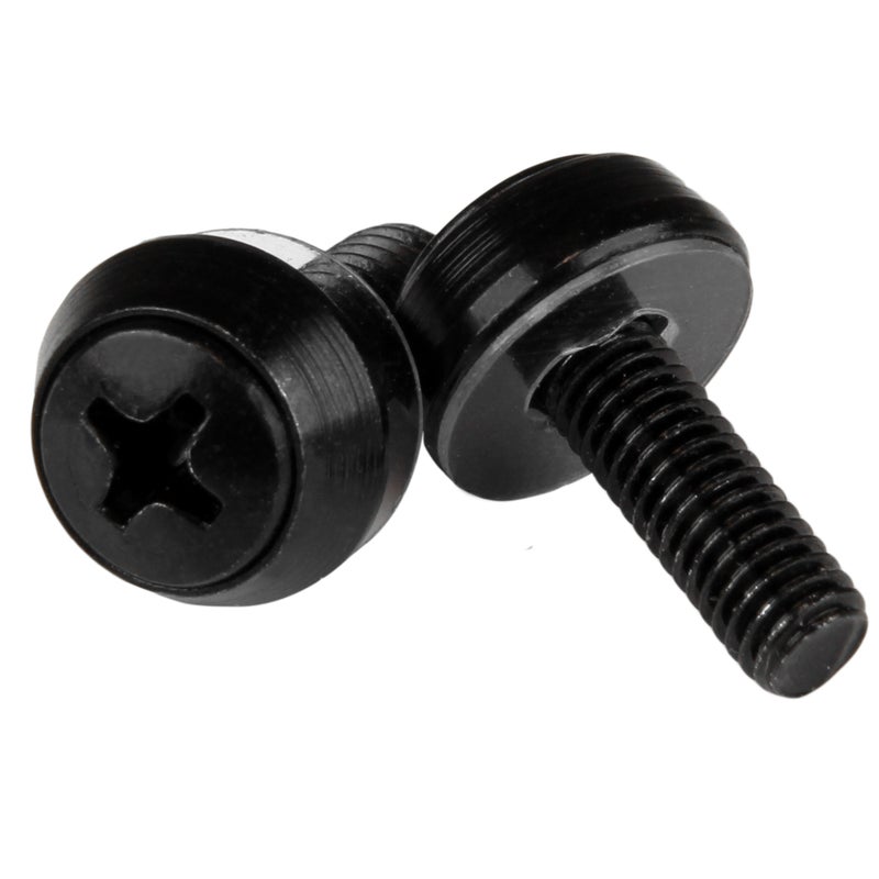 StarTech.com M5 x 12mm - Screws - 50 Pack, Black - M5 Mounting Screws for Server Rack & Cabinet , TAA (CABSCREWSB) - Image 5