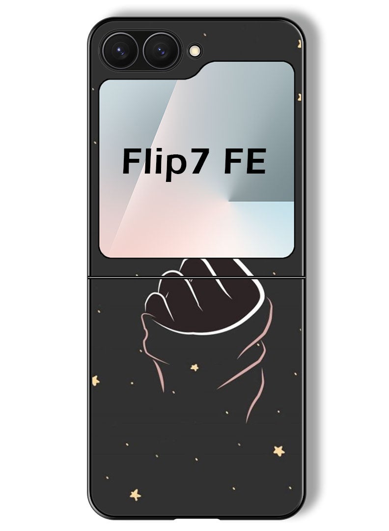 Theodor Case Compatible with Samsung Galaxy Z Flip 7 FE 6.7 Inch Protection Shockproof Bumper Cover Snap Love - Image 1