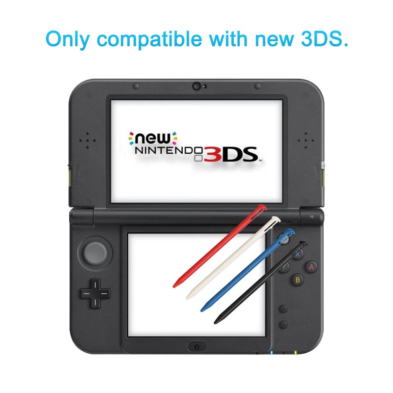 Xahpower New 3DS Stylus Pen, Xahpower Replacement Stylus Compatible with Nintendo New 3DS, 4 in 1 Combo Touch Styli Pen Set Multi Color for New 3DS - Image 2