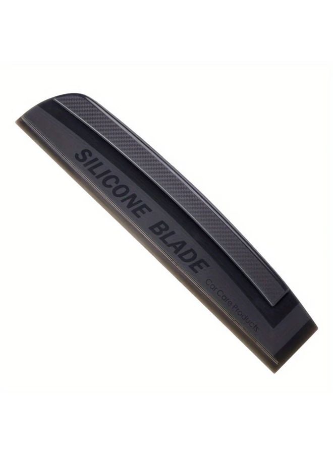 Professional Car Window Squeegee With Soft Silicone Blade Black 11 8 Inch Auto Glass Wiper - Image 1